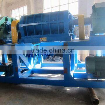 Double shaft waste tire shredding machine