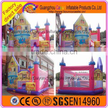 Princess Inflatable Bouncer Castle With Slide