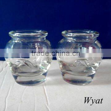 Small 40ml Glass Candle Holder Small Glass Storage Jars photo-3