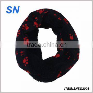 fashion new bear claw infinity scarf with fur