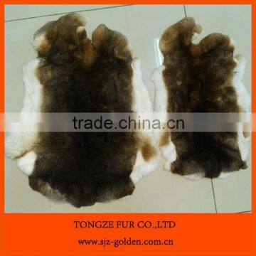 Natural Brown Color Rex Rabbit Fur Skin photo-2