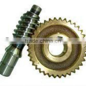 yellow brass worm gear