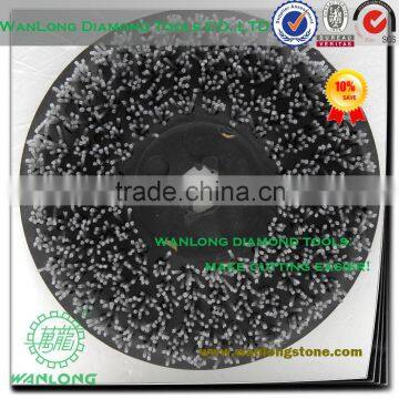 round steel brush for marble surface processing,long grindng life antique brush for marble slab