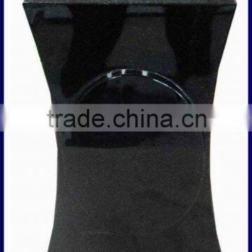 Square shape stone granite tombstone vases