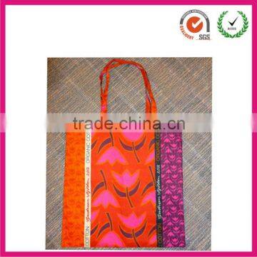 2013 eco-friendly reusable cotton canvas calico tote bag (factory)