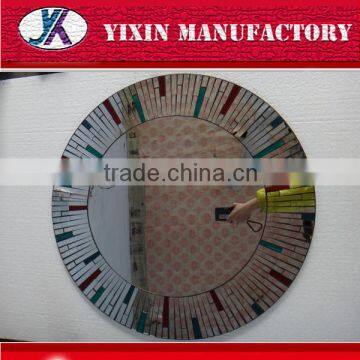 Decorative Classic Designed Crackle Glass Mosaic Mirror photo-6