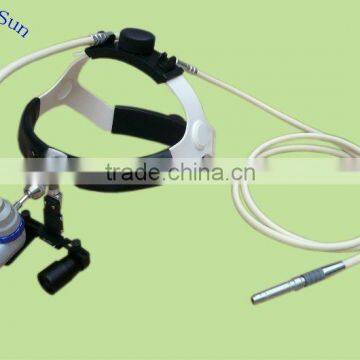 surgical dental binocular loupes headlight with a 2m long fiber cable