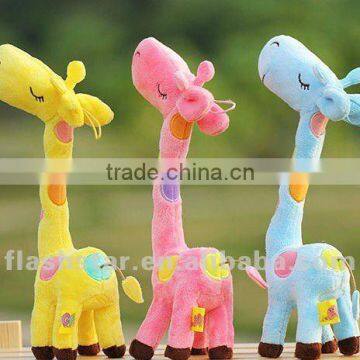 Nice design plush stuffed cute giraffe toys