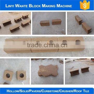 Low Price WT2-10 Interlocking Brick Block Machine in Kenya Interlocking Brick Clay Machine photo-4