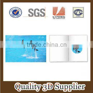 ECO-Friendly offset printing 3d lenticular postcard