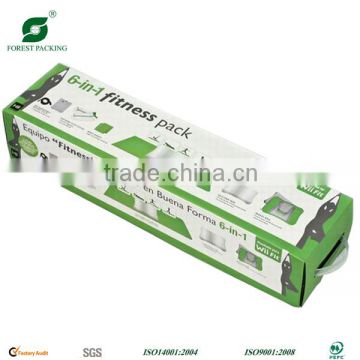 COLOR CARDBOARD BOX WITH PLASTIC HANDLE