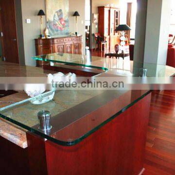 Tempered glass counter top display with AS/NZS2208:1996, BS6206, EN12150 certificate