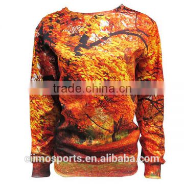 Free Shipping Sublimation 3D Printing Custom Women's Pullover SweaterShirt