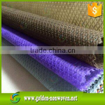 110gsm nonwoven shoe cover fabric/pp spunbonded non woven cloth fibers/cross