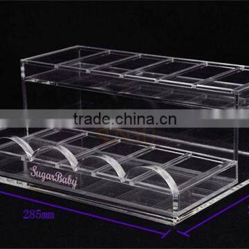 With 16 Years Manufactory Experience Custom Perspex Acrylic Nail Polishing Shelf