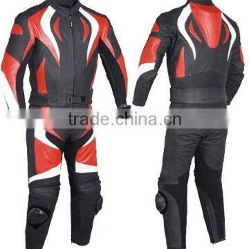 Cowhide Leather 2-Pc Professional Racing Suit