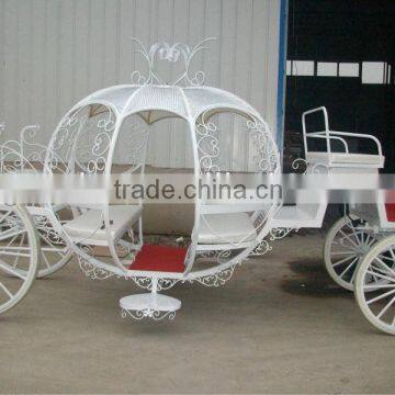 Wedding horse carriage Pumpkin horse carts