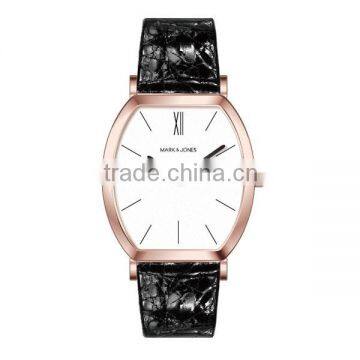 Rose Gold Stainless Steel Watch Case Leather Watch Band Best Male Watch Brands