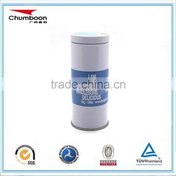 Small Capacity Round Shape Tea Tin Box With Double Lid photo-3
