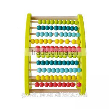 Wooden Abacus 10 Racks Beads Rack Colorful Beads