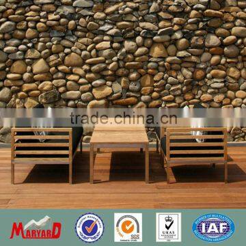 High quality finish teak wood furniture teak sofa set MY13TW15