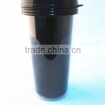 18cm high Flashing Double wall custom printed plastic cup