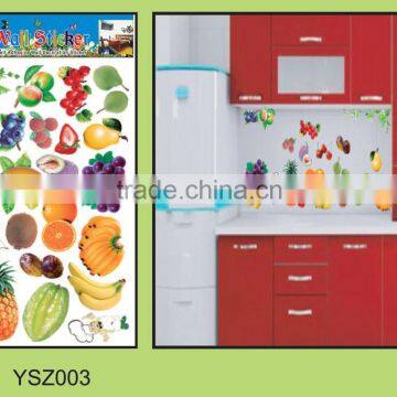 Kitchen decorative wall sticker,pvc wall sticker