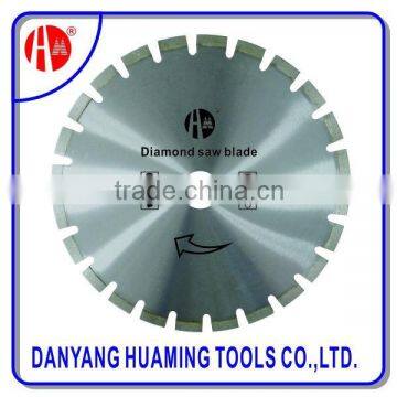 Fast Cutting Speed Key Slot Laser Weld Diamond Saw Blade for Asphalt