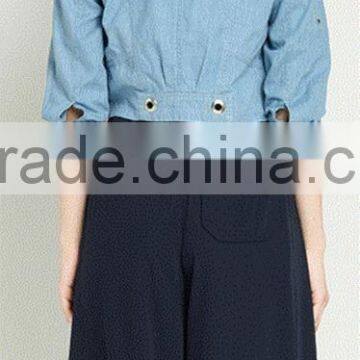 2016 Ladies Windproof Waterproof Cotton Jeans Short Jacket photo-6