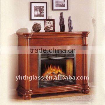 Fireplace tempered glass