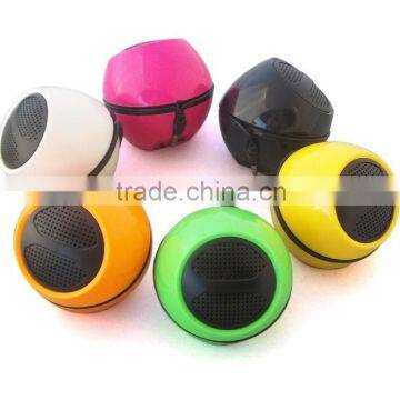 Round small speakers to phone,wholesale portable mini audio speaker(SP-105)