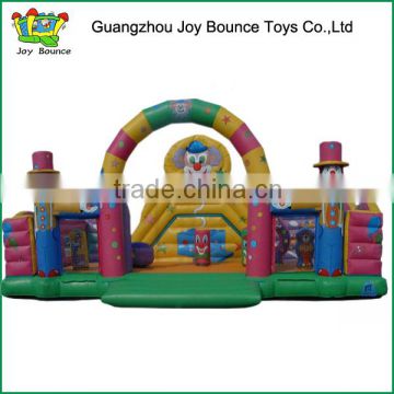 cartoon inflatable fun citys,inflatable playground bouncer,hot sale clown inflatable playground