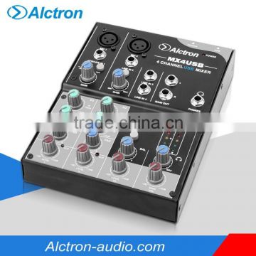 Alctron MX4USB 4 Channel Mixer with USB interface.