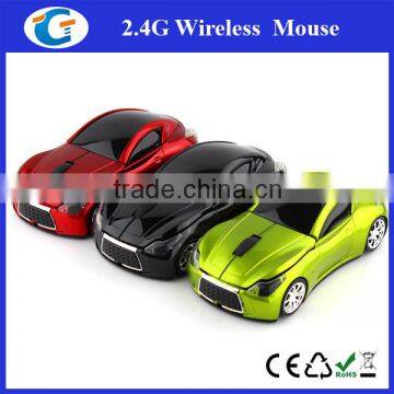 2.4ghz wireless optical computer car shape mouse