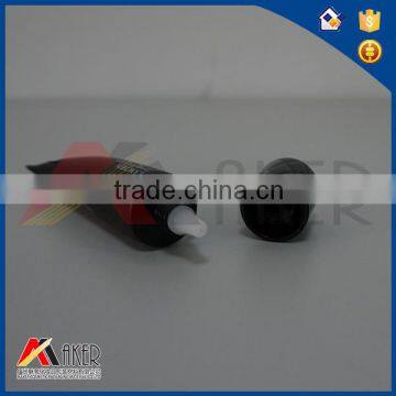 Silk Screen Printing Black Matt pe Plastic Cosmetic Tube Chia Supplier photo-4