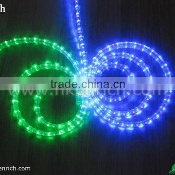 flat 2 wire ce rohs flashing led light rope