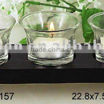 glass candle holder