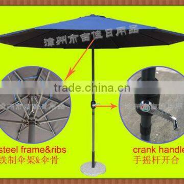 PCWF-3MB 300CM steel frame cotton fabric balinese umbrella