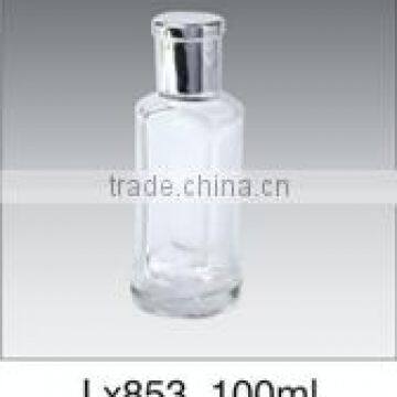 80 100ml Various shapes perfume glass bottle with lid