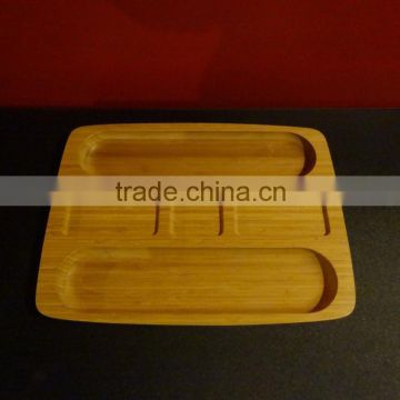 Bamboo Cheese and Crackers/Appetizer food Serving trays