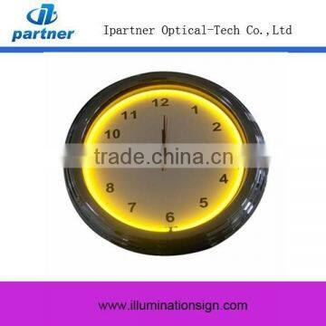 China New Design Customed Neon Wall Clock