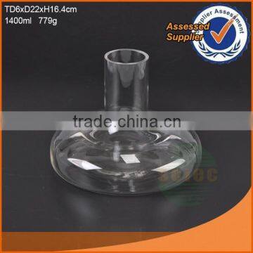 1.4liter high quality glass wine decanter