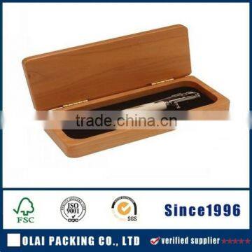 exquisite yellow wooden case for pen in China