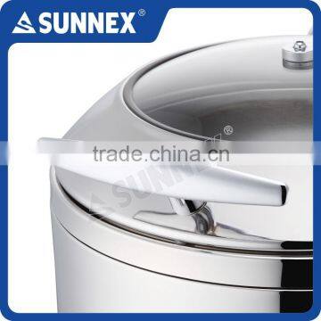 SUNNEX New Design Creative Mirror Polished Stainless Steel Digital Display 10 Litre Electric Soup Warmer photo-4