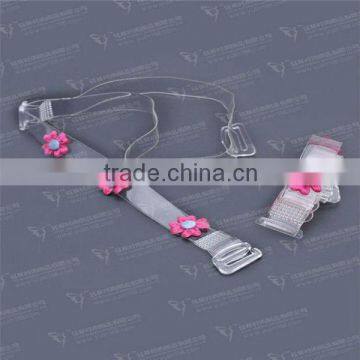 Shanghai QG transparent pearl flowers bra strap