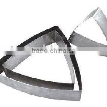 Protuberant triangle-shaped stainless steel Cake Ring Mold