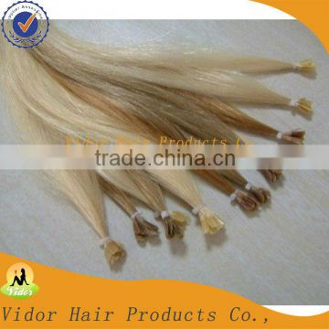 Top Quality Grade 6A U Tip Hair/U Tip Hair Extensions/Remy U Tip Keratin Human Hair Extension pre-bonded hair extension