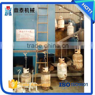 Professional hanger type shot blasting machine, used for cleaning gas bottles