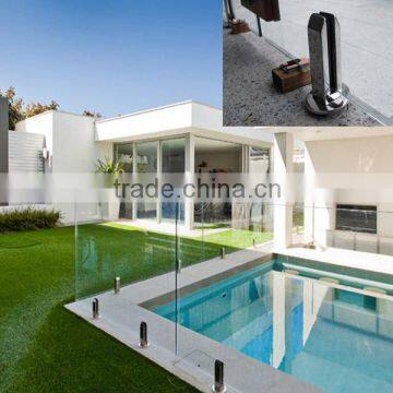 swimming pool 316stainless steel spigot toughened glass rails