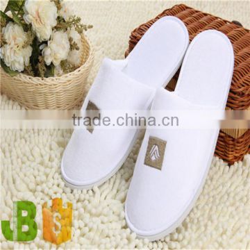 Hotel Coral Fleece Slippers with sponge Heels/ Hotel amenities Manufacturer/Closed toe Slippers/Disposable hotel slippers